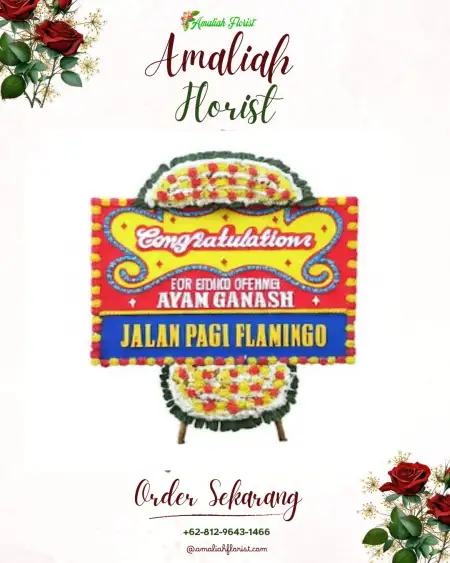Sewa Papan Bunga Kukusan